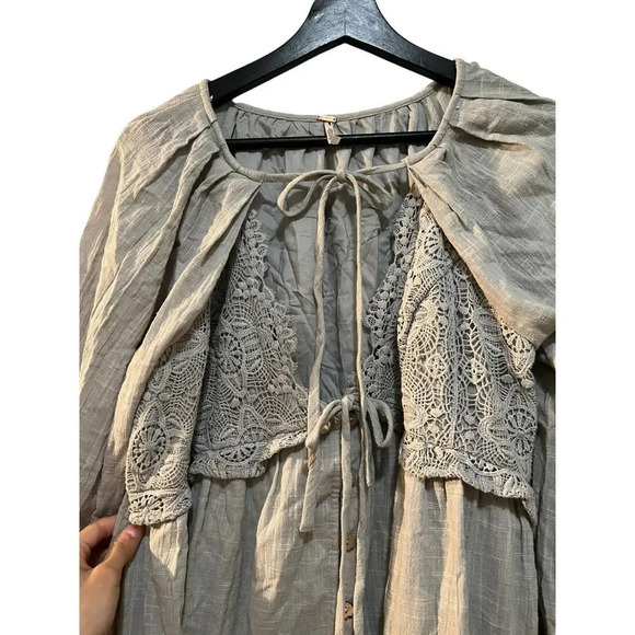 Free people Summer Struttin Mini Dress NWOT Size Large - Picture 4 of 8